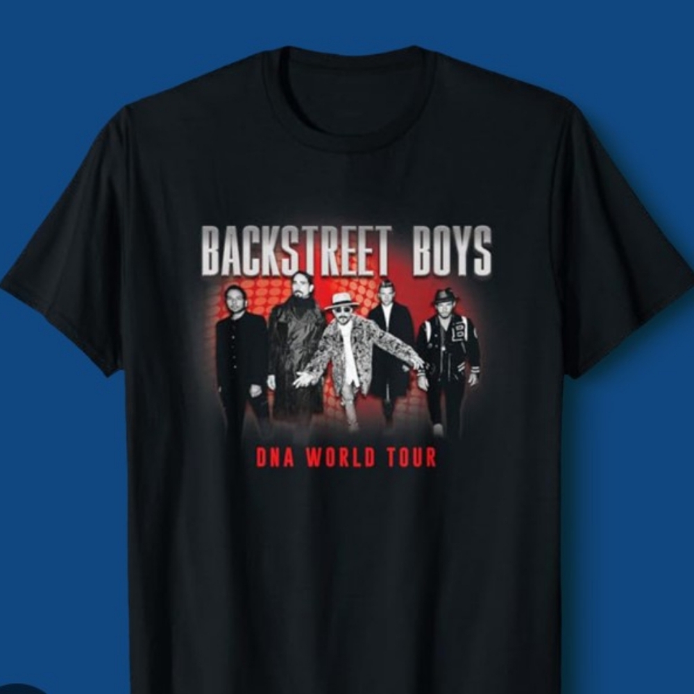 Vintage Backstreet Boys Black Graphic T-Shirt